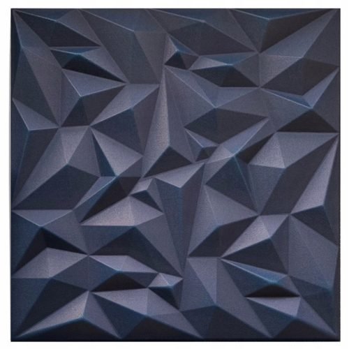 3d Wandpaneel - Brillant (1qm), blau