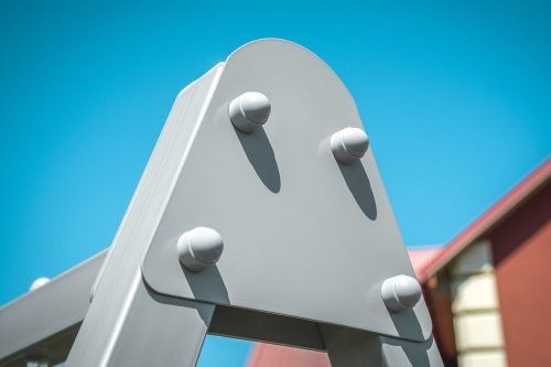 Gartenschaukelgestell Doppelschaukel 3In1 Grau