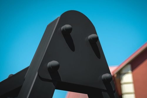 Gartenschaukelgestell Doppelschaukel 3In1 Schwarz